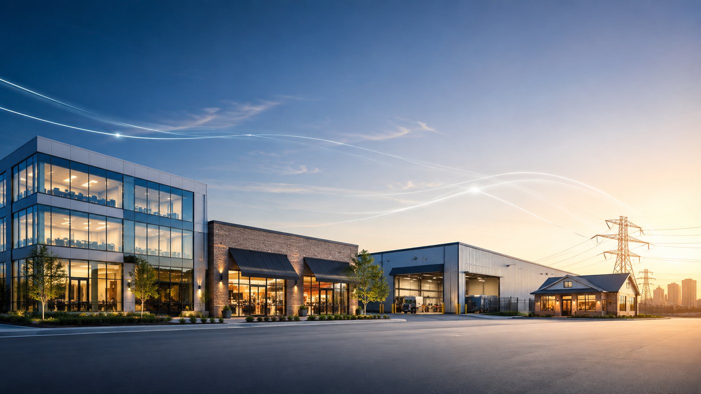 Commercial properties shopping business electricity rates in Moore, Texas